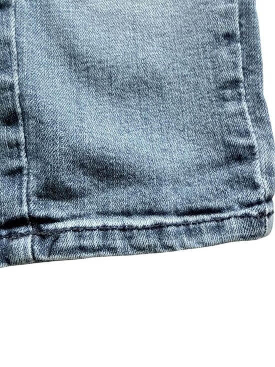 Armani Unisex Jeans 12 Months Distressed Pull-Up Jeans With Logo Waistband - Picture 2 of 11